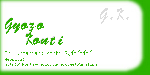 gyozo konti business card